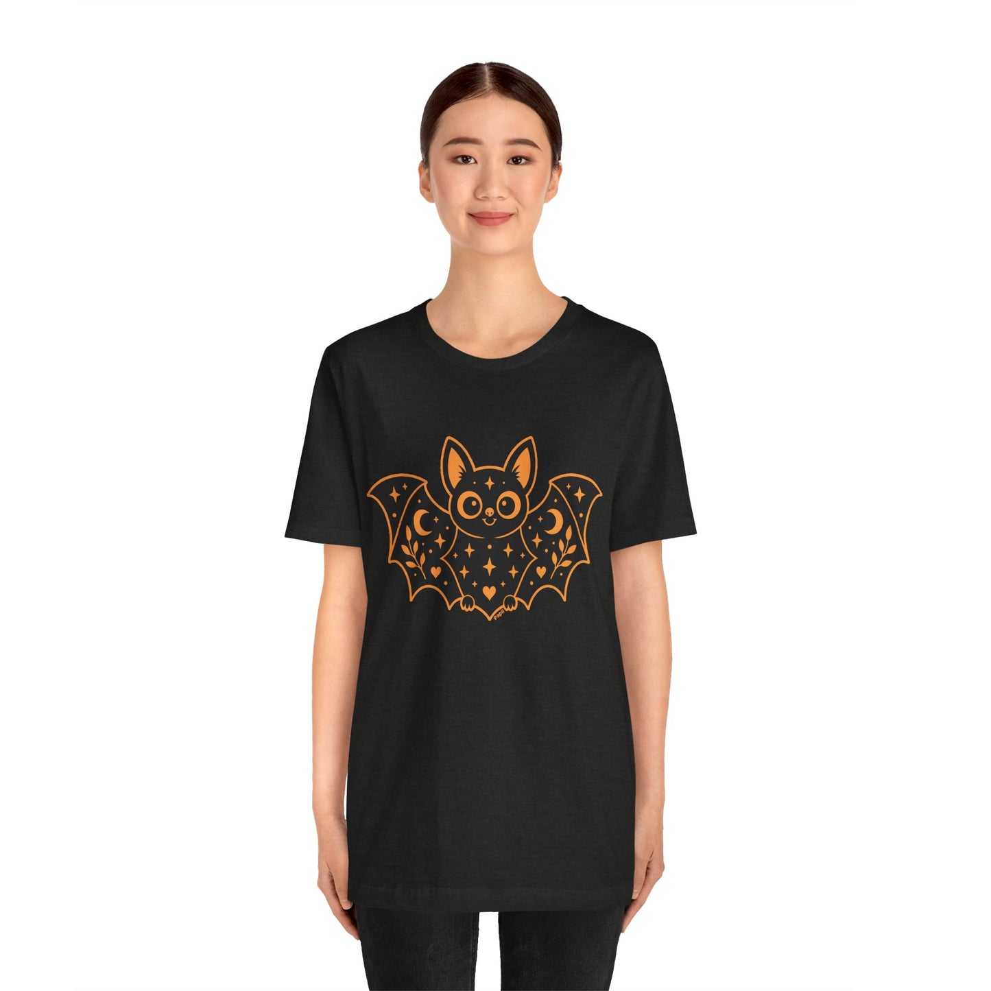 Soft But Spooky — Cute Halloween Bat Graphic Tee