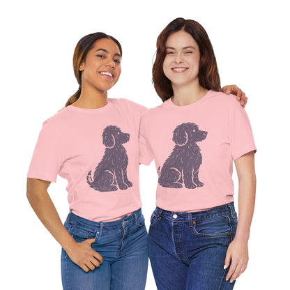 Good Dog Energy — Cute Sitting Puppy Unisex Graphic Tee