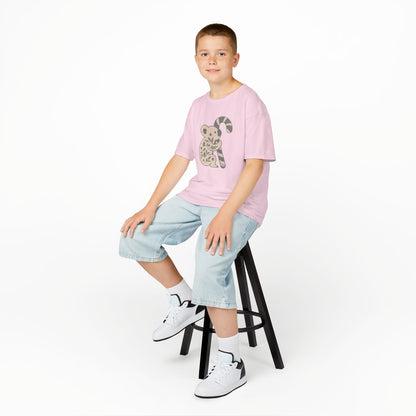 Floral Koala with Candy Cane Christmas Tee | Kids T-Shirt