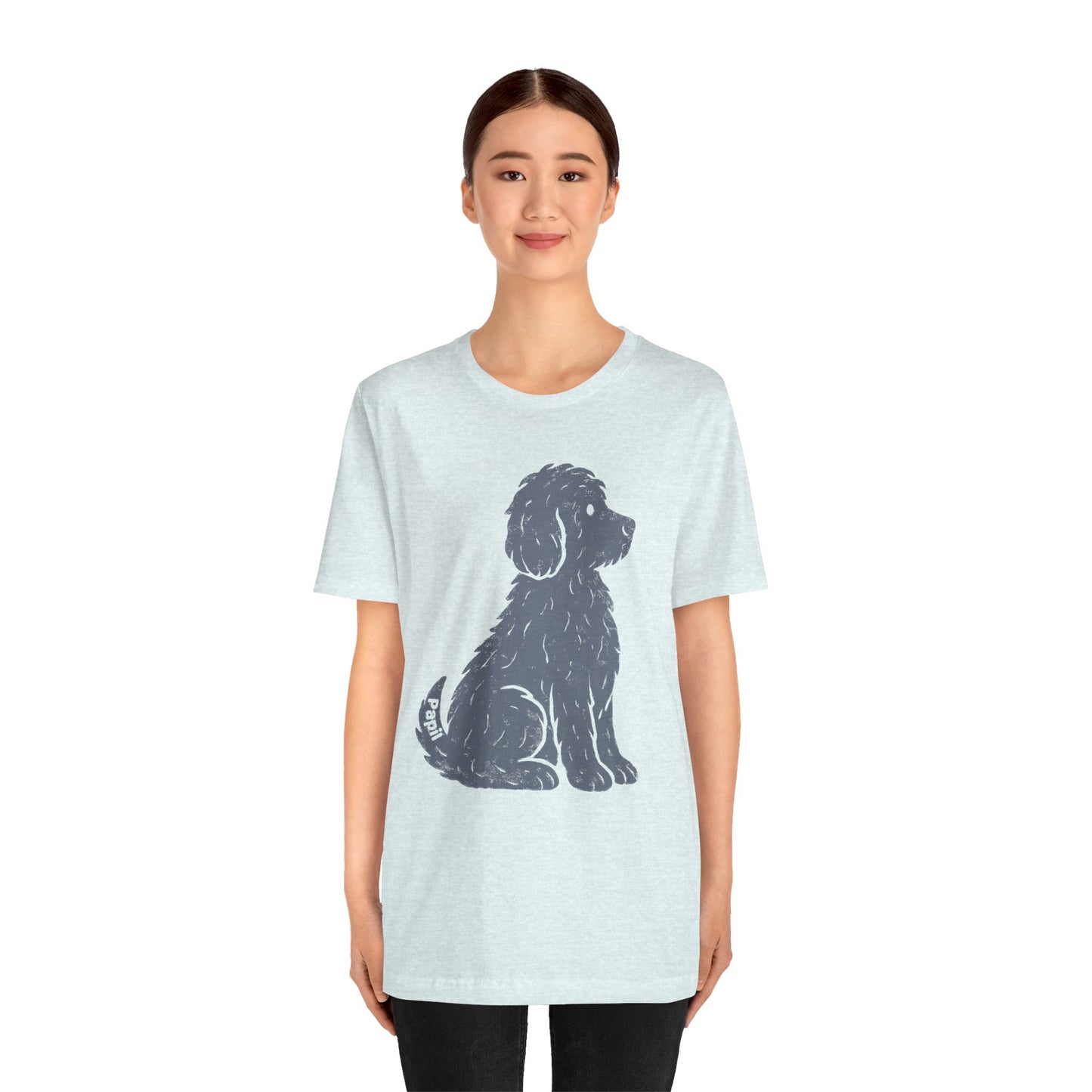 Good Dog Energy — Cute Sitting Puppy Unisex Graphic Tee