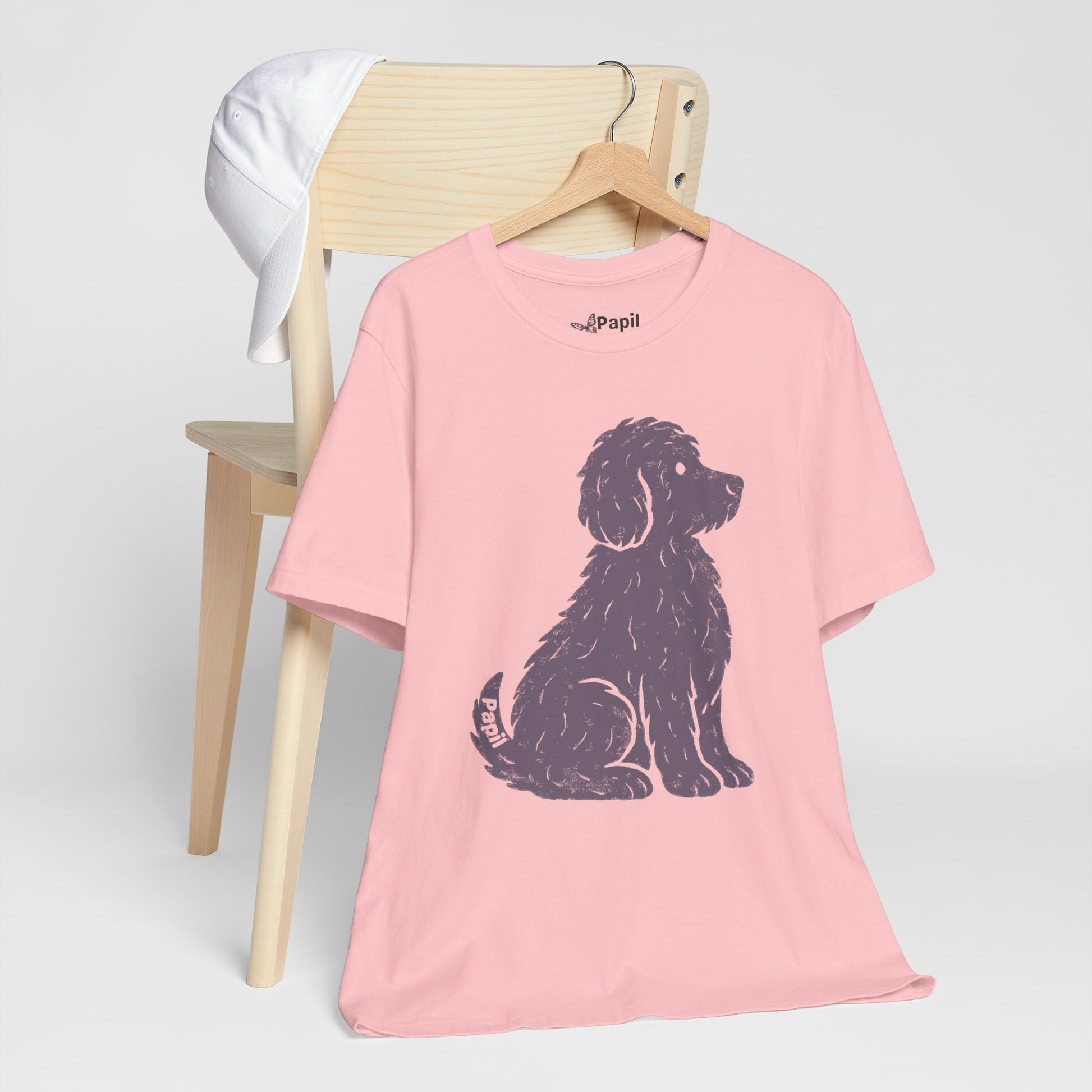 Good Dog Energy — Cute Sitting Puppy Unisex Graphic Tee
