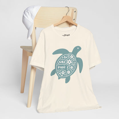 Shell Yeah! Floral Sea Turtle Unisex Graphic Tee