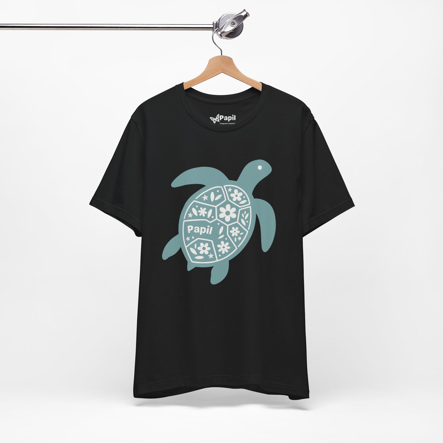 Shell Yeah! Floral Sea Turtle Unisex Graphic Tee