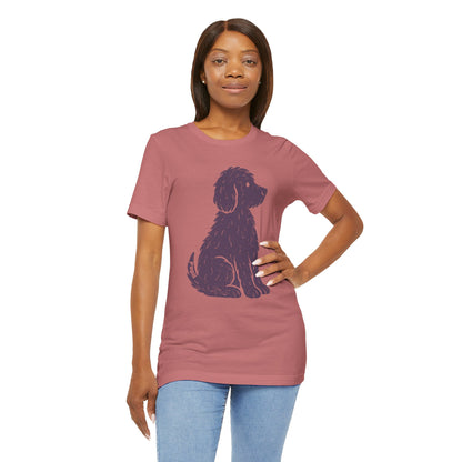 Good Dog Energy — Cute Sitting Puppy Unisex Graphic Tee