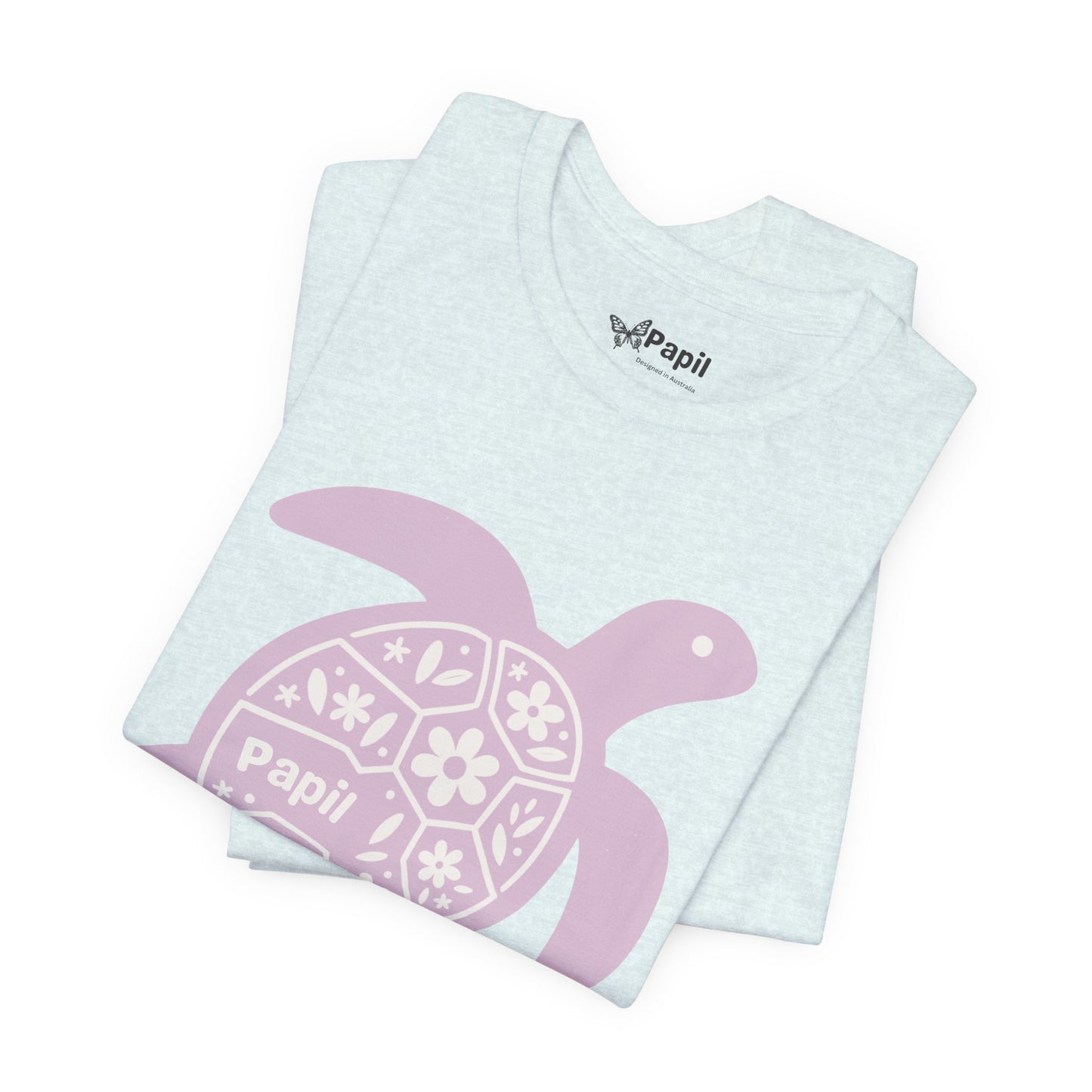 Shell Yeah! Floral Sea Turtle Unisex Graphic Tee