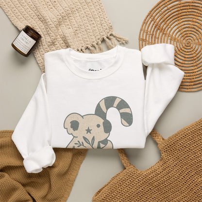 G'day Koala Christmas Sweatshirt, Cosy Botanical Unisex Jumper for the Aussie Holidays