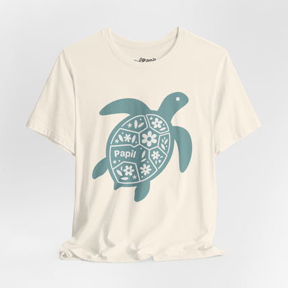 Shell Yeah! Floral Sea Turtle Unisex Graphic Tee