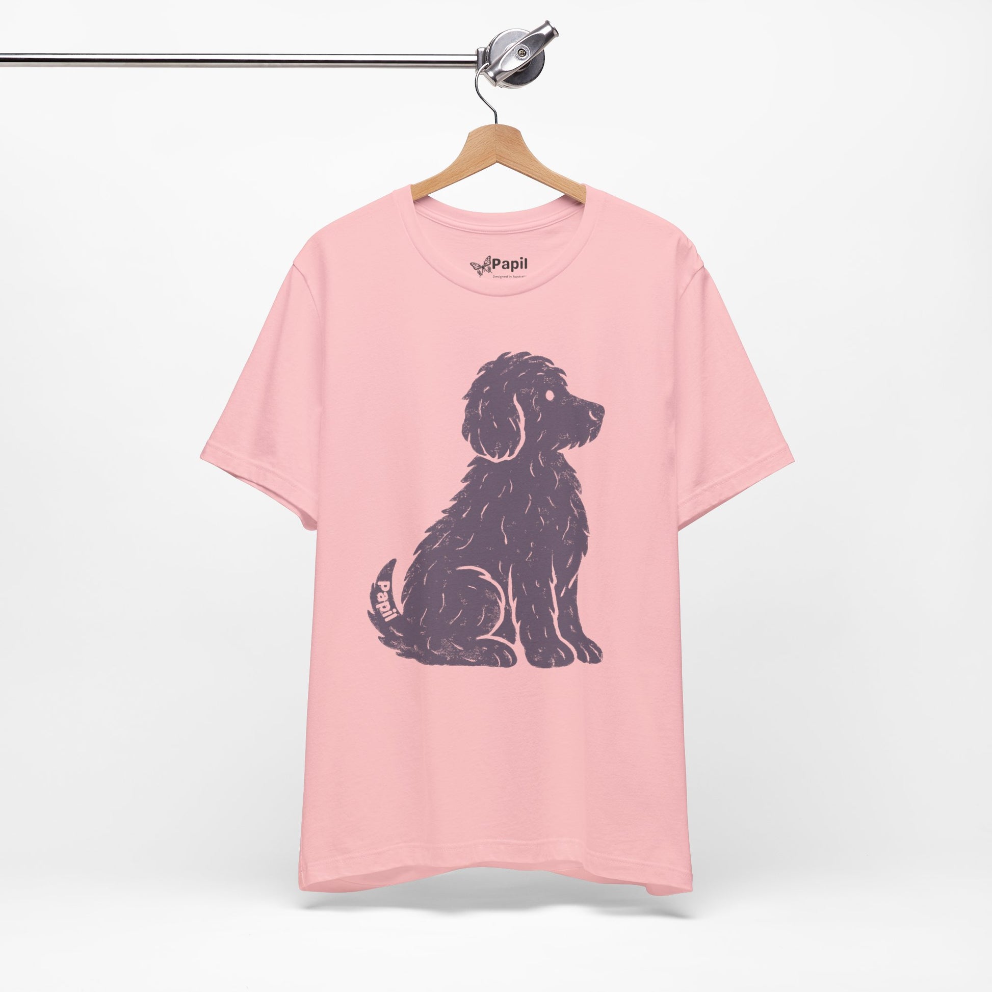 Good Dog Energy — Cute Sitting Puppy Unisex Graphic Tee