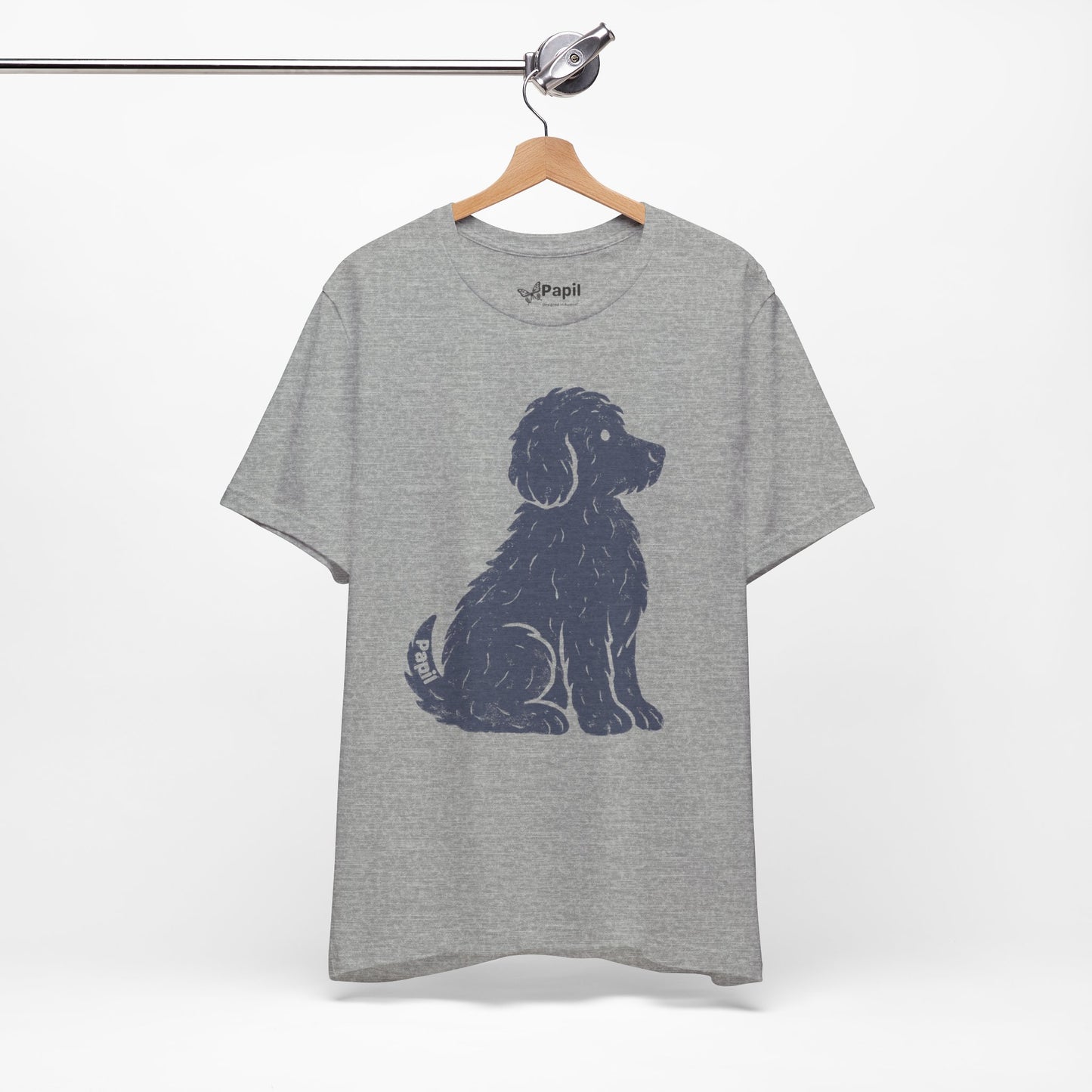 Good Dog Energy — Cute Sitting Puppy Unisex Graphic Tee