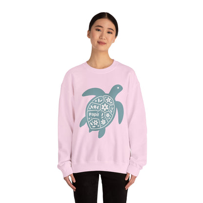 Shell Yeah! Floral Sea Turtle Cosy Crewneck Sweatshirt