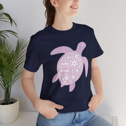 Shell Yeah! Floral Sea Turtle Unisex Graphic Tee