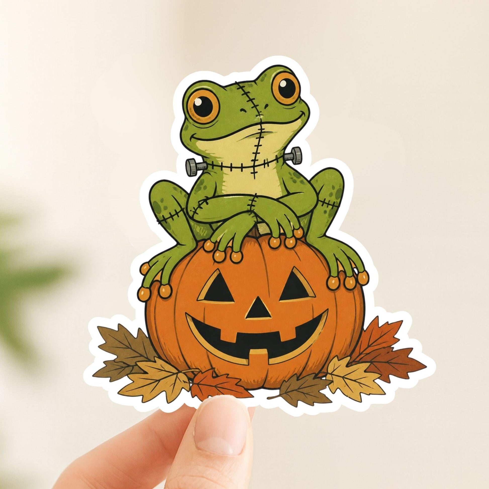 Halloween Sticker Bundle 5-Pack | Vintage Spooky Cute | White Vinyl | Die-Cut Stickers