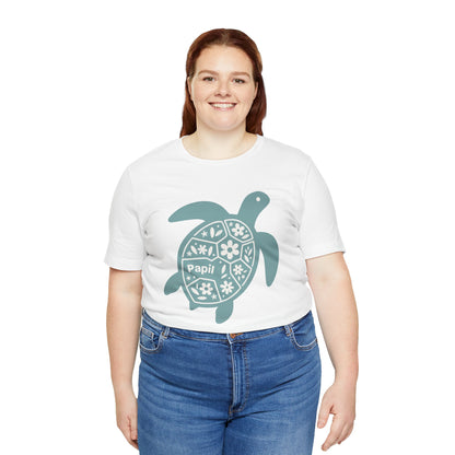 Shell Yeah! Floral Sea Turtle Unisex Graphic Tee