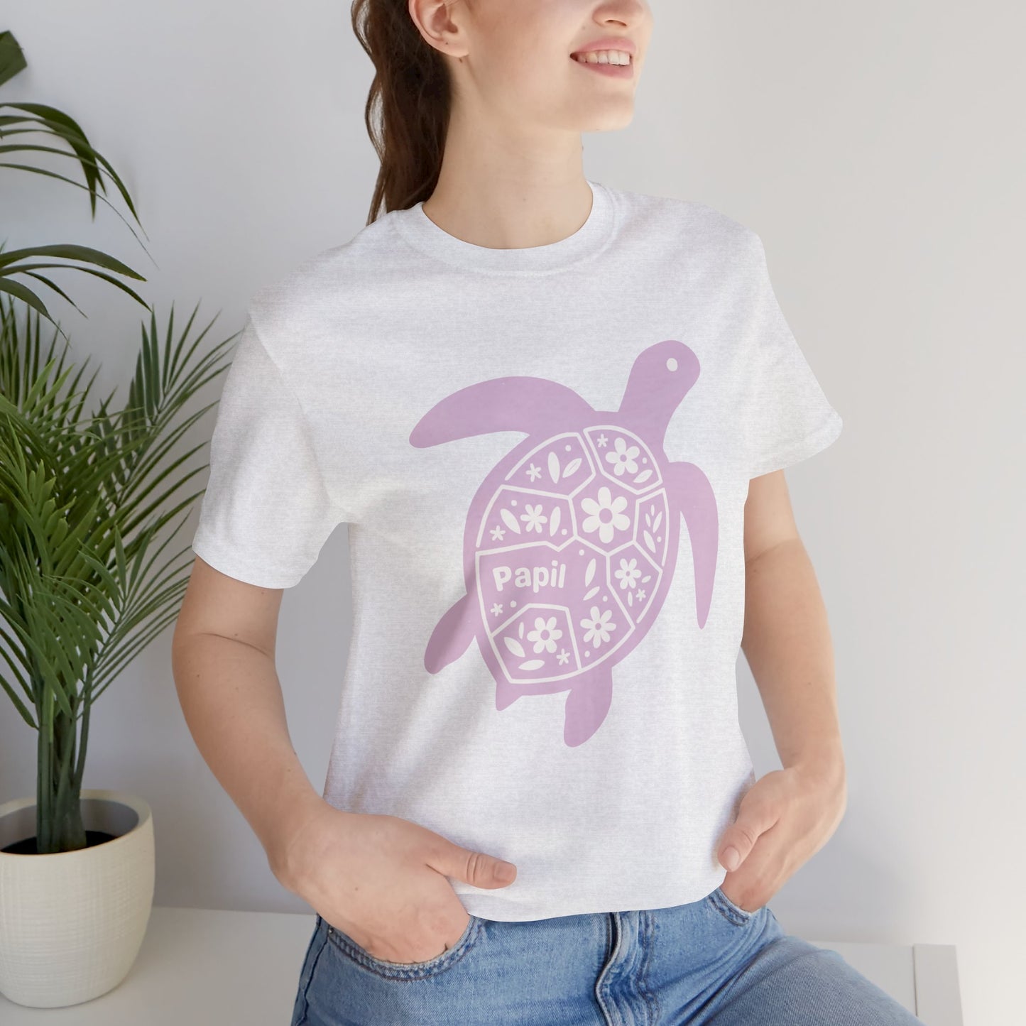 Shell Yeah! Floral Sea Turtle Unisex Graphic Tee