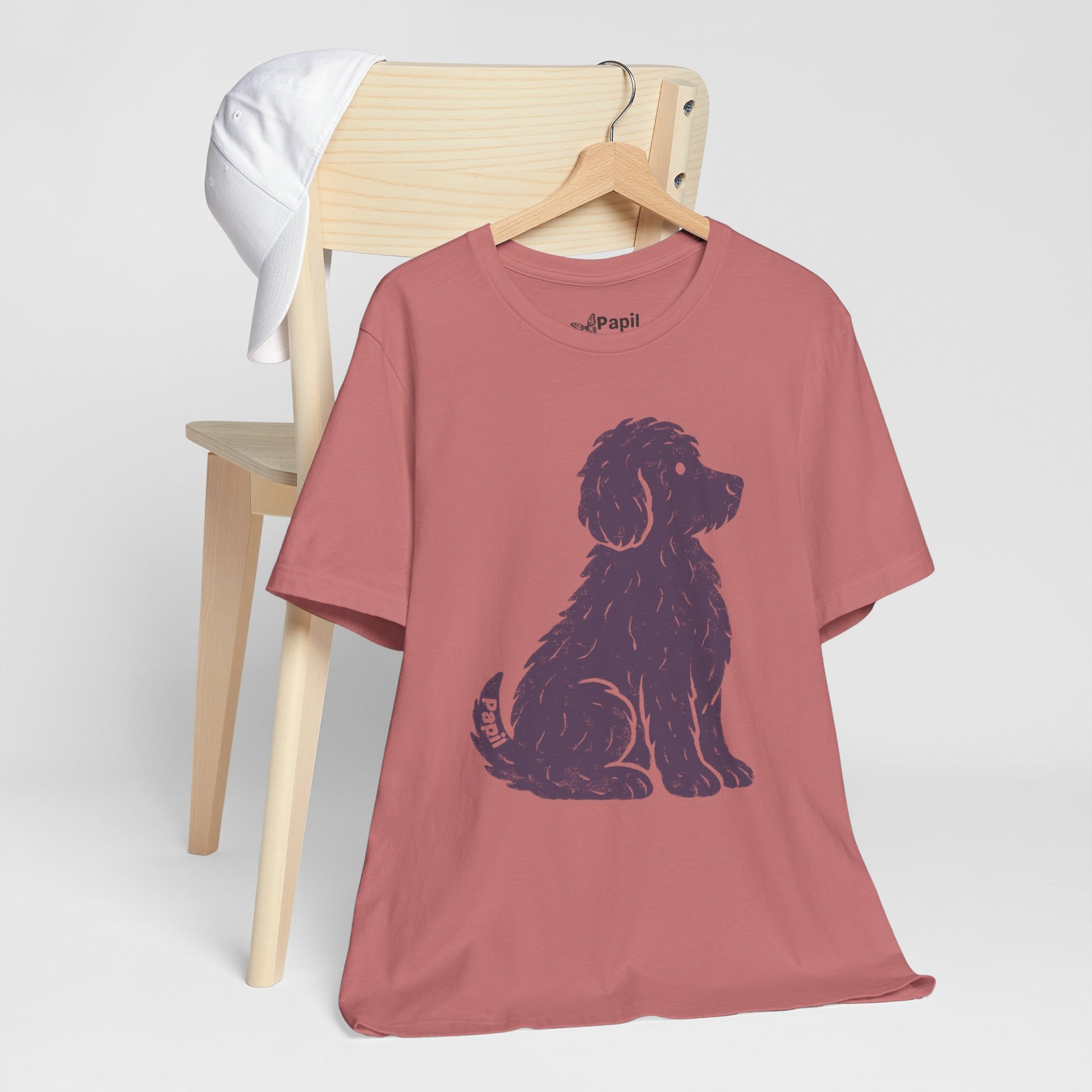 Good Dog Energy — Cute Sitting Puppy Unisex Graphic Tee