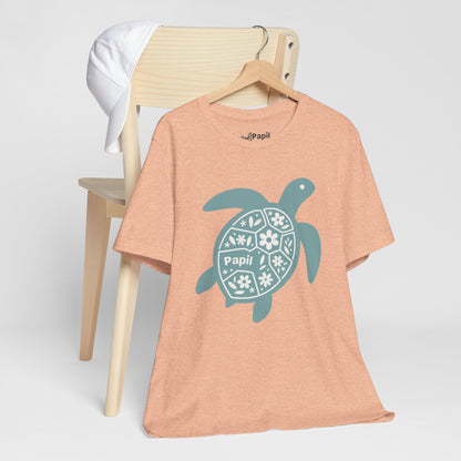 Shell Yeah! Floral Sea Turtle Unisex Graphic Tee