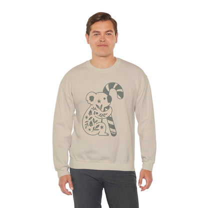 G'day Koala Christmas Sweatshirt, Cosy Botanical Unisex Jumper for the Aussie Holidays