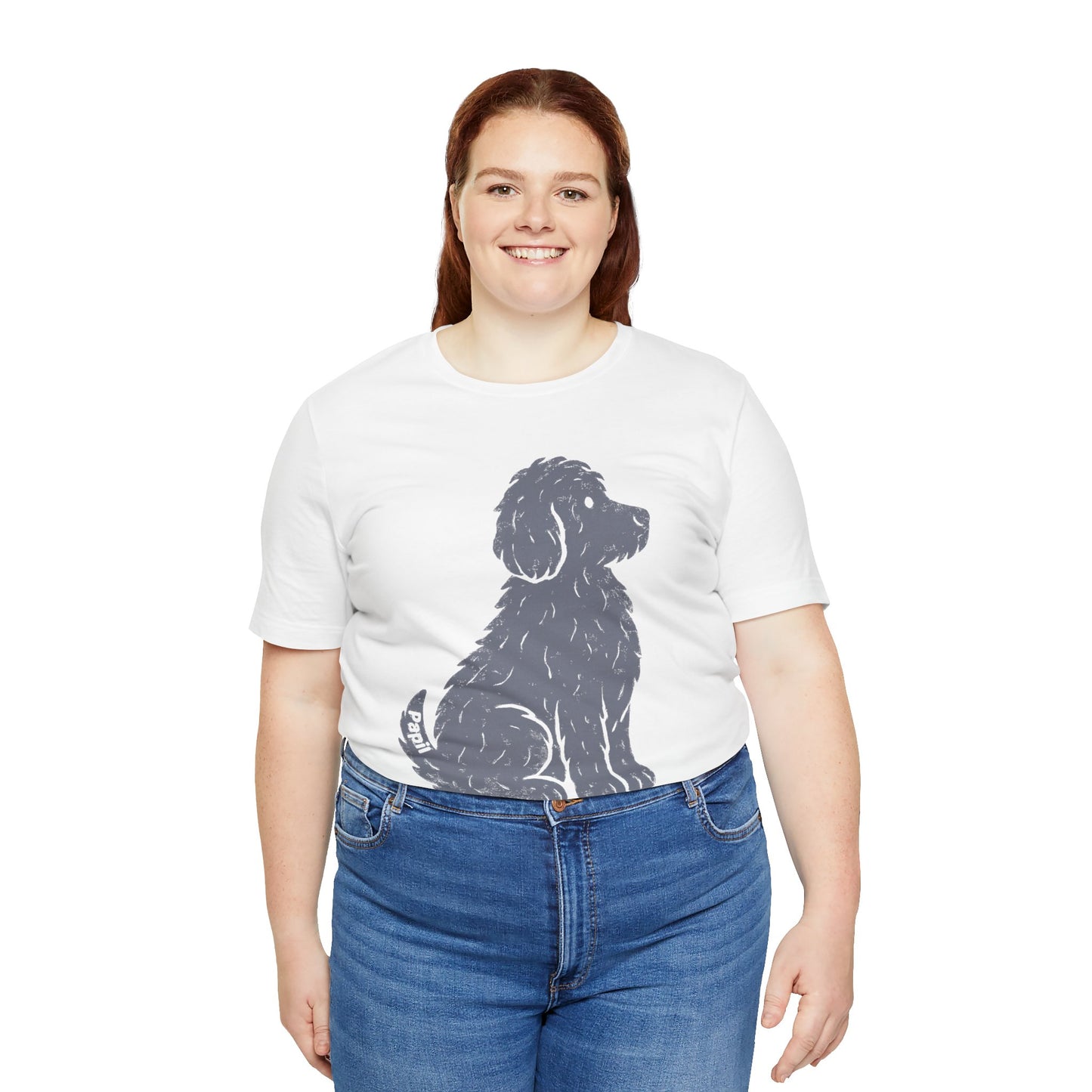 Good Dog Energy — Cute Sitting Puppy Unisex Graphic Tee