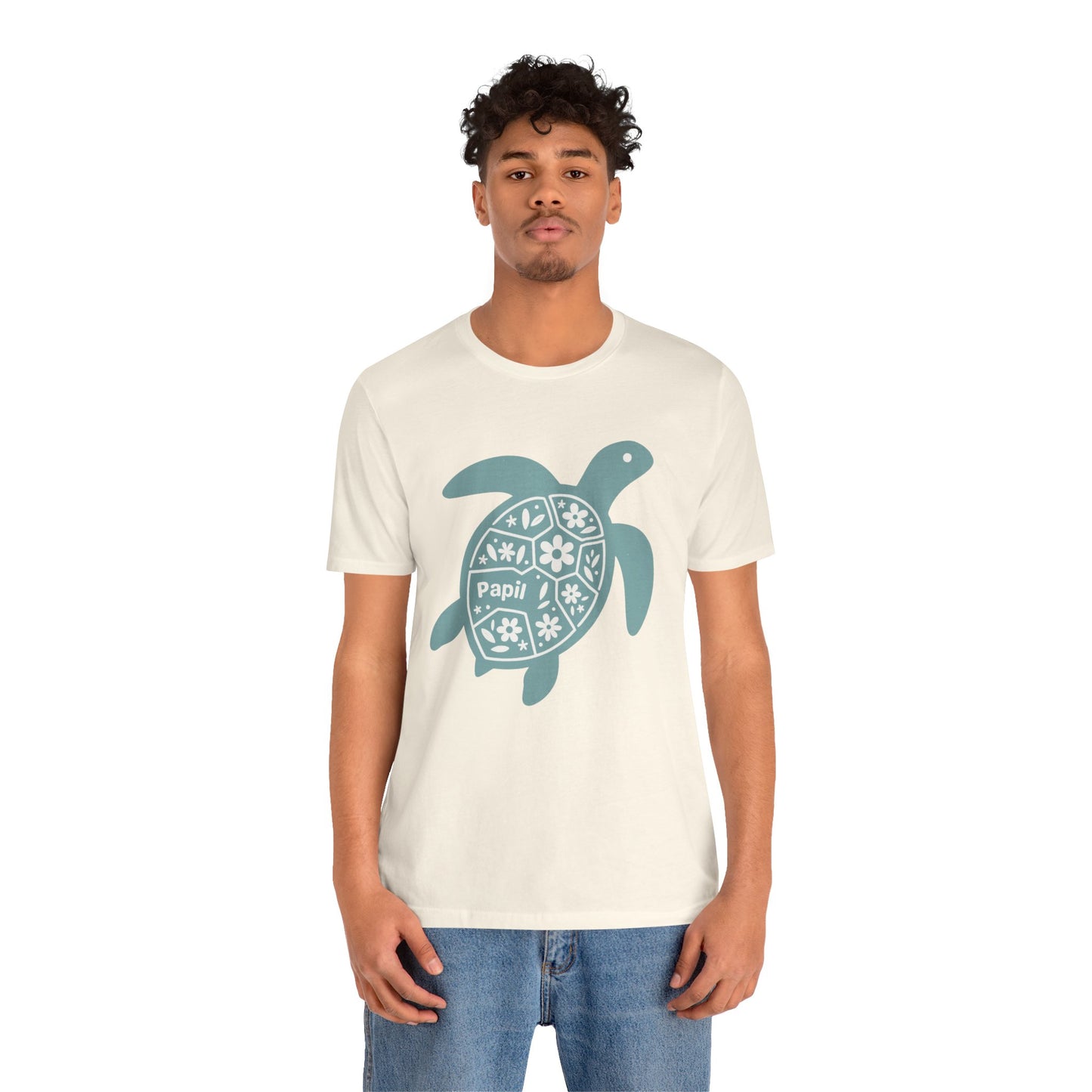 Shell Yeah! Floral Sea Turtle Unisex Graphic Tee