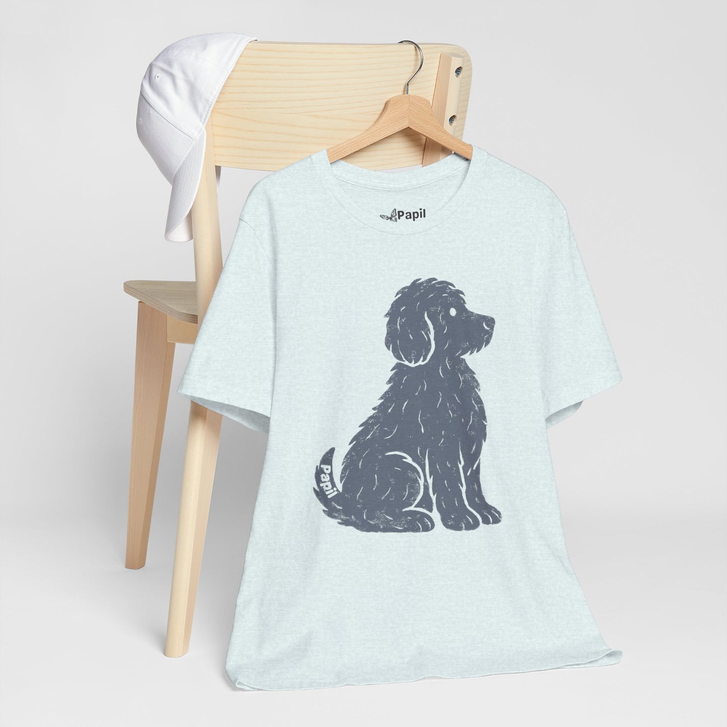 Good Dog Energy — Cute Sitting Puppy Unisex Graphic Tee