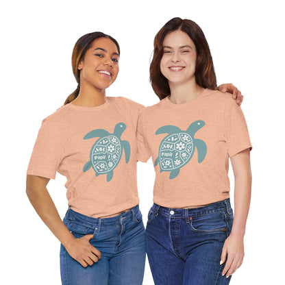 Shell Yeah! Floral Sea Turtle Unisex Graphic Tee