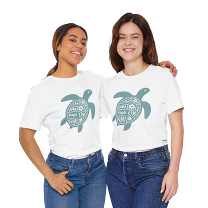 Shell Yeah! Floral Sea Turtle Unisex Graphic Tee