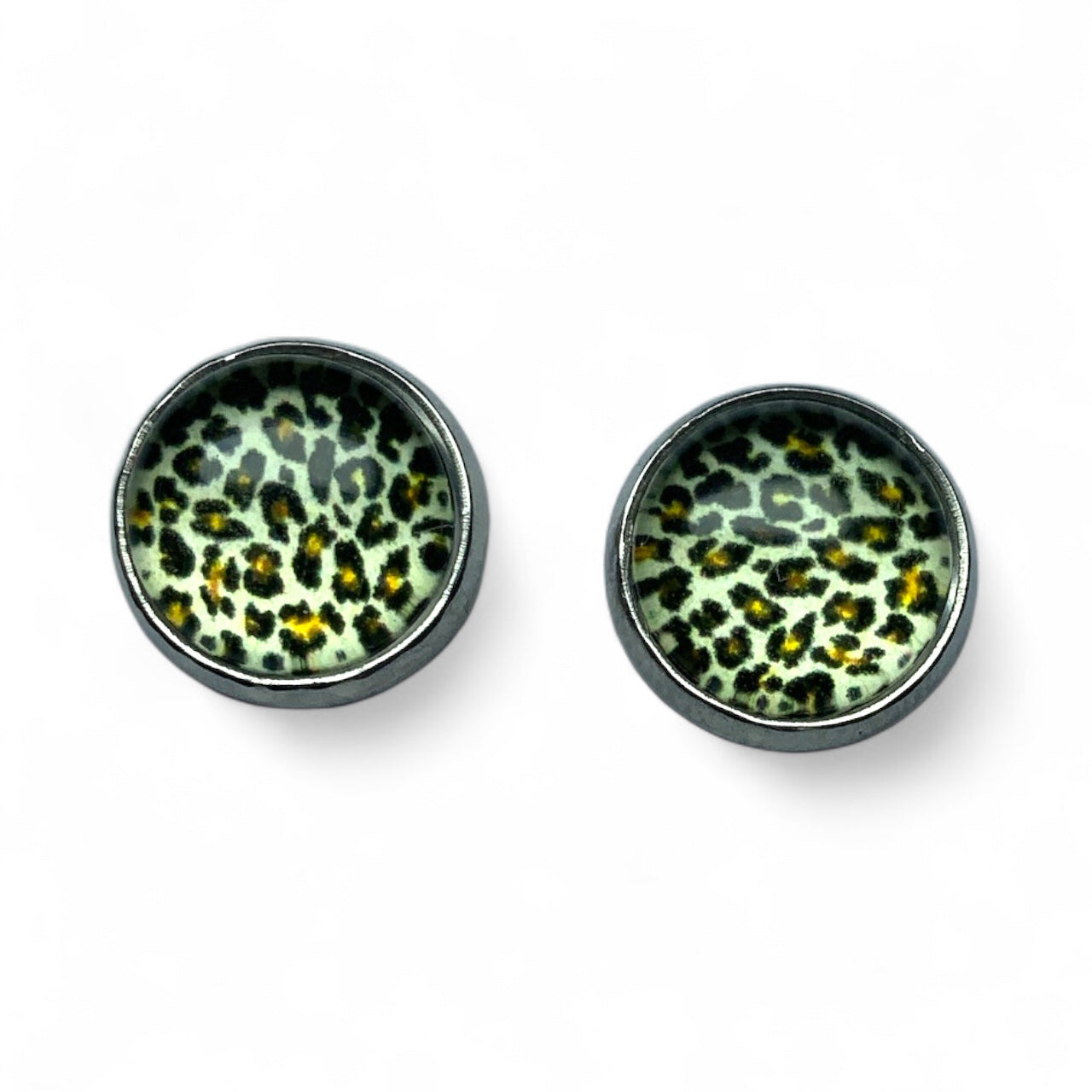 Wild Animal Print Stud Earrings, Handmade Everyday Statement Studs